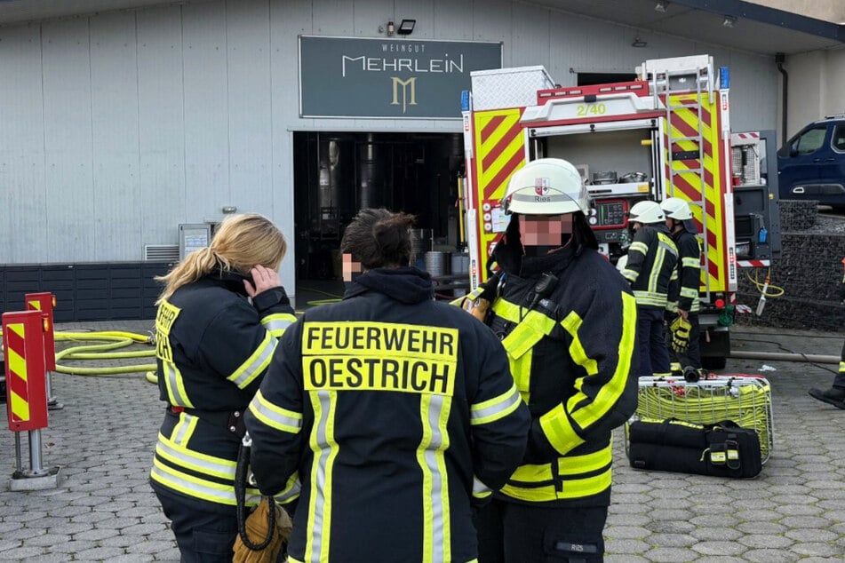 Die Ursache für den Brand auf dem Weingut Mehrlein ist noch unklar, auch zum Schaden gibt es noch keine Einschätzung.