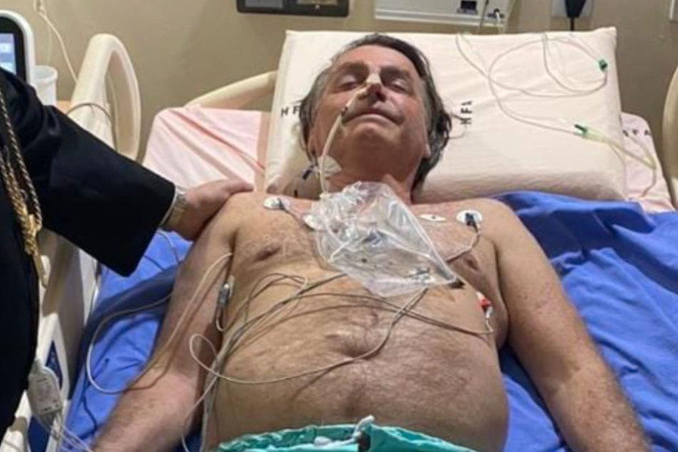 Jair Bolsonaro tweeted a photo from his hospital bed.