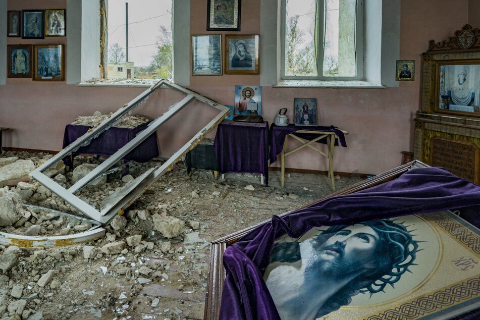 Weitere Zerstörungen im Oblast Mykolajiw.