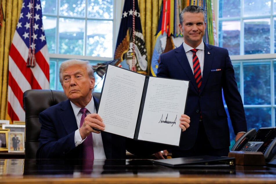 Trump makes Department of War rebrand official as Hegseth hails US' "maximum lethality"