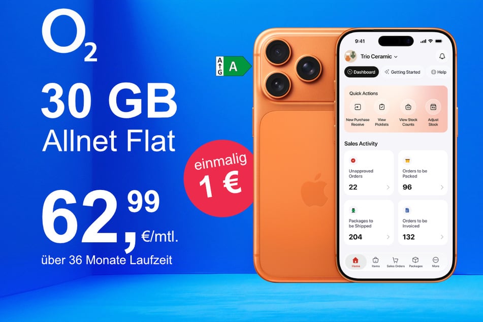 Bei o2 gibt's jetzt das neue iPhone 17 Pro Max zum Launch exklusiv für nur 1 Euro.