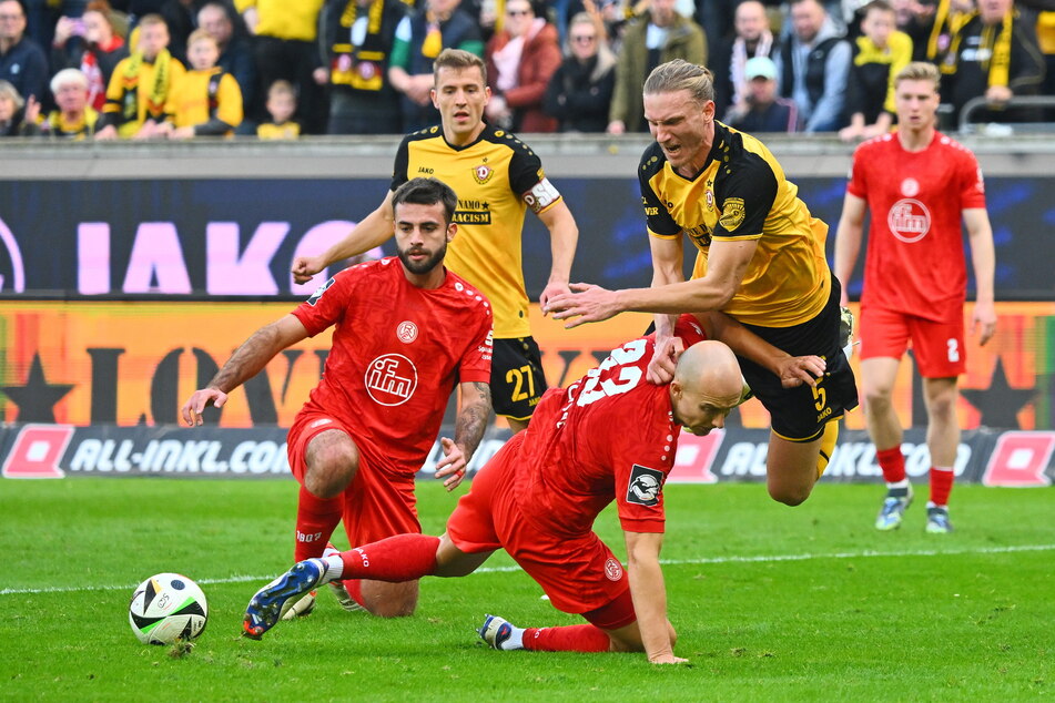 Im Auswärtsspiel bei Dynamo Dresden Mitte Oktober ließ sich Essen einen sicher geglaubten Sieg in letzter Minute nehmen.