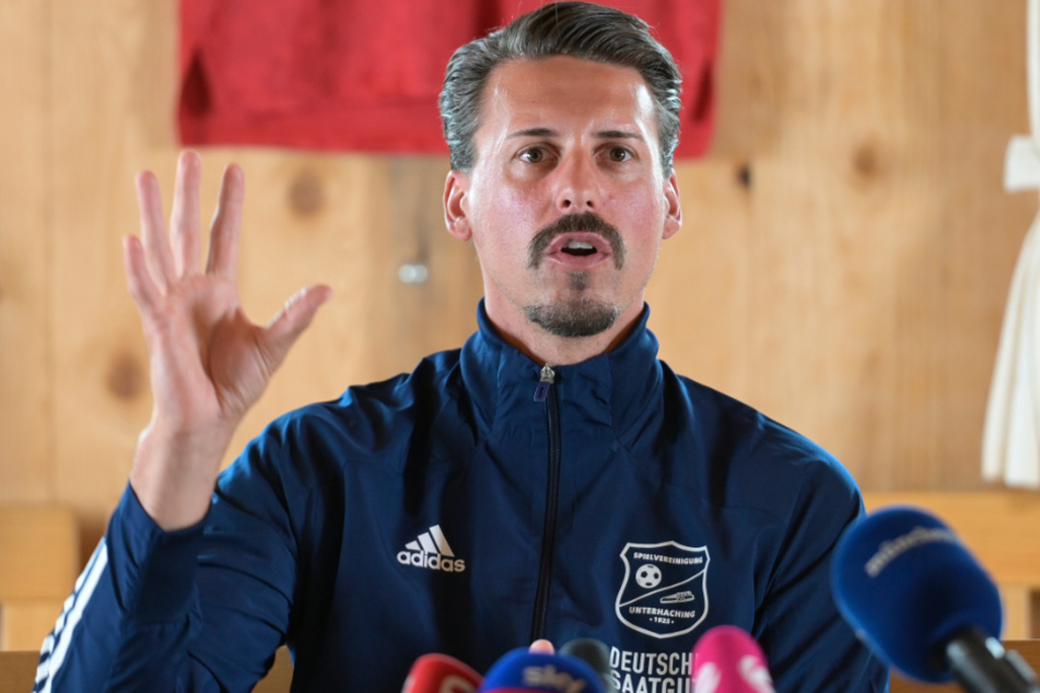 Sandro Wagner (35) ist seit der Saison 2021/22 Cheftrainer der SpVgg Unterhaching.