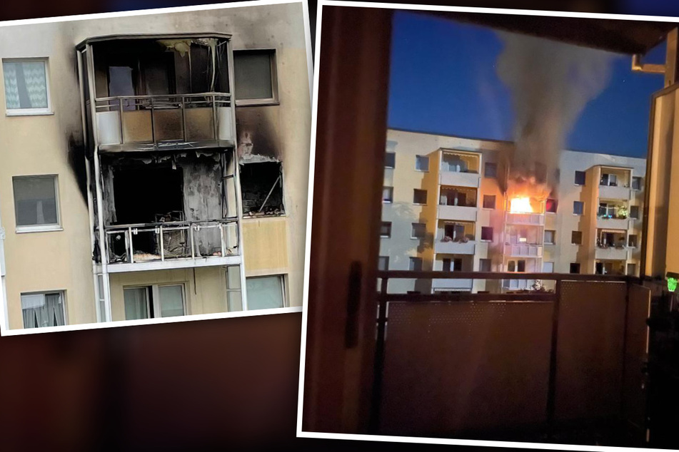 Leipzig: Leipziger Wohnung in Flammen: War es Brandstiftung?