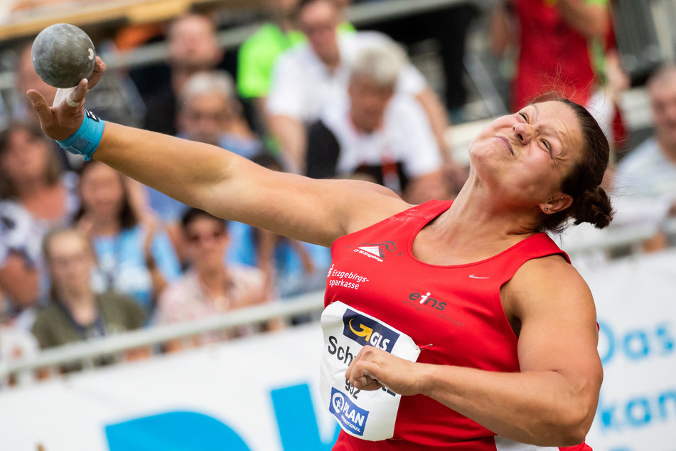 Wird nicht bei den Deutschen Meisterschaften der Leichtathleten teilnehmen: Kugelstoß-Weltmeisterin Christina Schwanitz (34).
