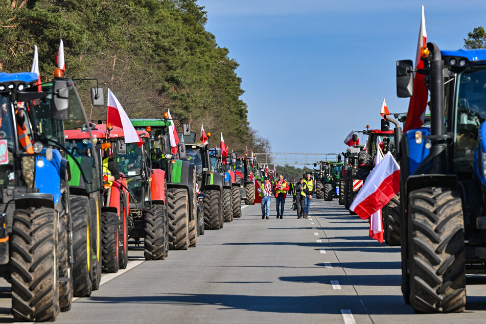 Die Proteste der polnischen Landwirte richtete sich gegen die EU-Agrarpolitik. (Symbolbild)