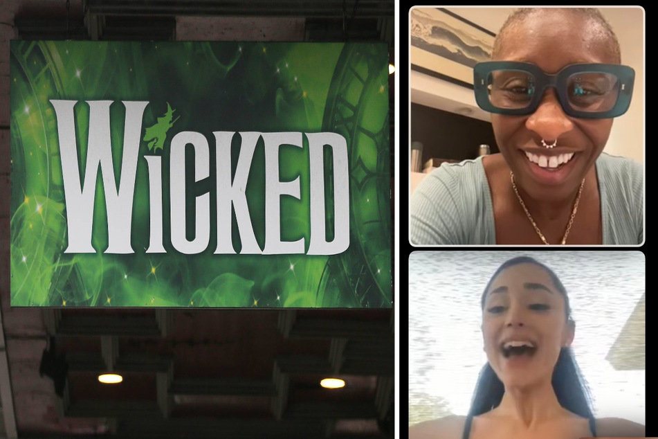 Ariana Grande (bottom r.) and Cynthia Erivo (top r.) have been tapped to play the witches of Oz in the upcoming movie adaption of Wicked.