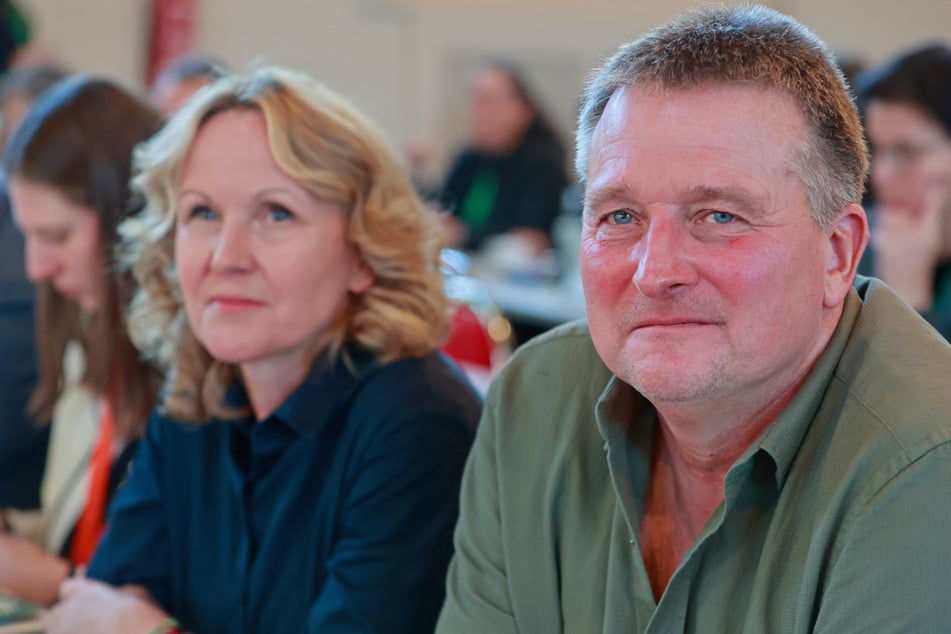 Nationalparkchef Roland Pietsch (59) beim Landesparteitag der Grünen in Sachsen-Anhalt.