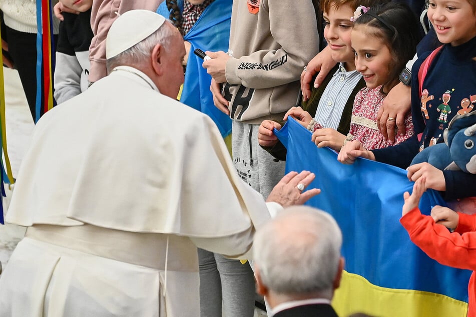 Pope Francis says he'll travel to Ukraine on one condition
