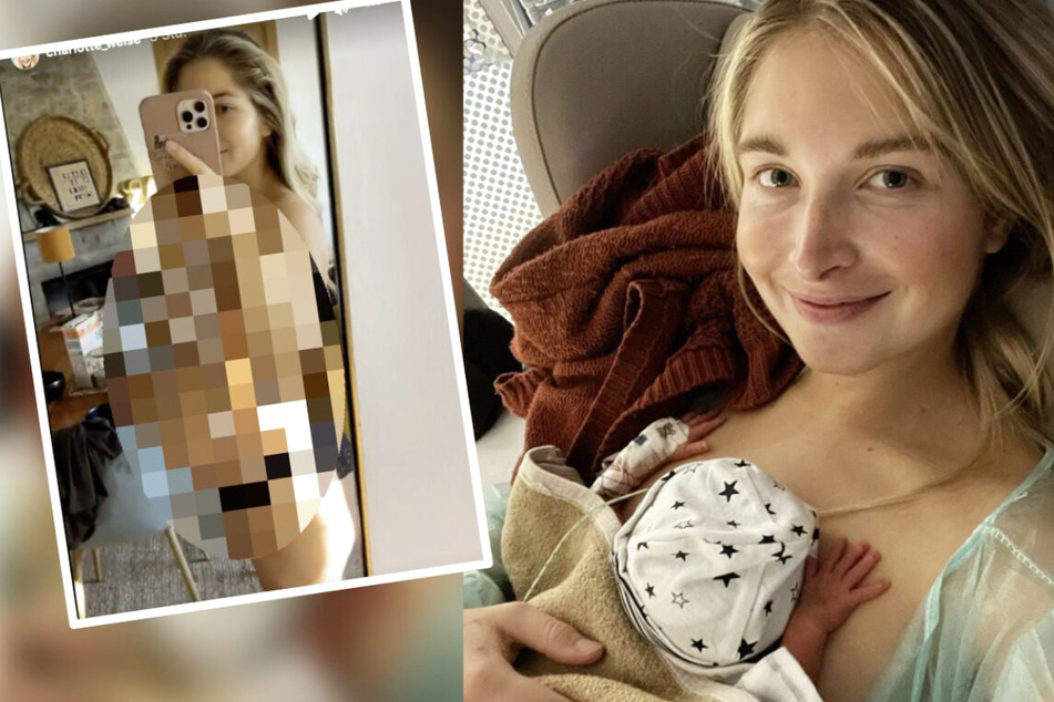 Charlotte Weise eine Woche nach der Geburt: Influencerin präsentiert ihren "After-Baby-Body"