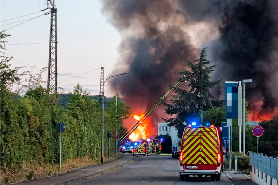 Vollbrand in Firma bei Heilbronn: Zwei Millionen Euro Schaden