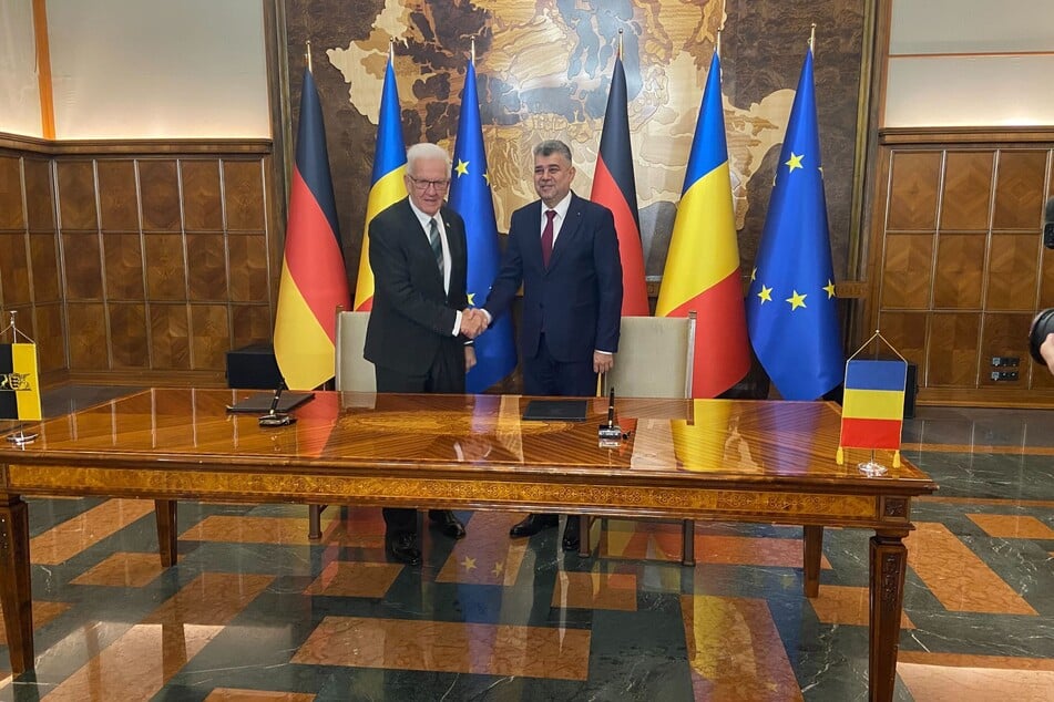 Drei Tage lang ist Ministerpräsident Winfried Kretschmann (76, Grüne) im Donauraum unterwegs. Der erste Stopp ist in Rumänien.