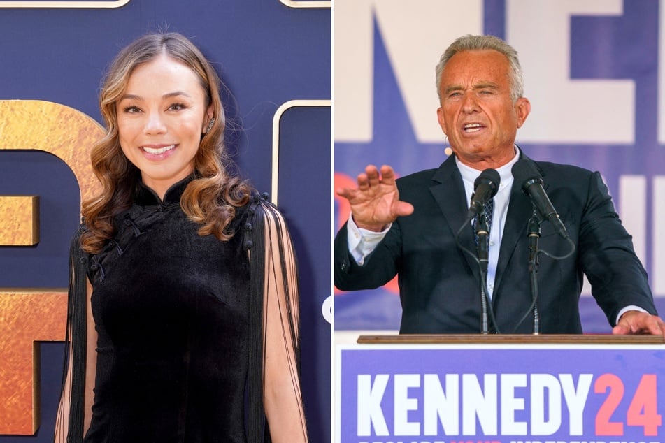 Presidential candidate Robert F. Kennedy Jr. (r.) is reportedly planning to pick attorney and entrepreneur Nicole Shanahan as his running mate.