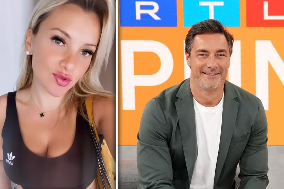 Mega-Lachanfall im Live-TV: RTL-Moderator kriegt sich nicht mehr ein, schuld ist diese Promi-Blondine