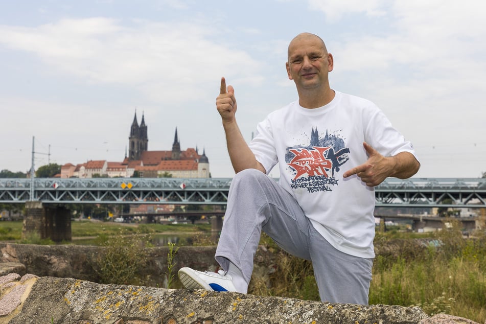 Heiko "Hahny" Hahnewald läft am 22. August zum Hip-Hop- und Streetart-Festival nach Meißen ein.