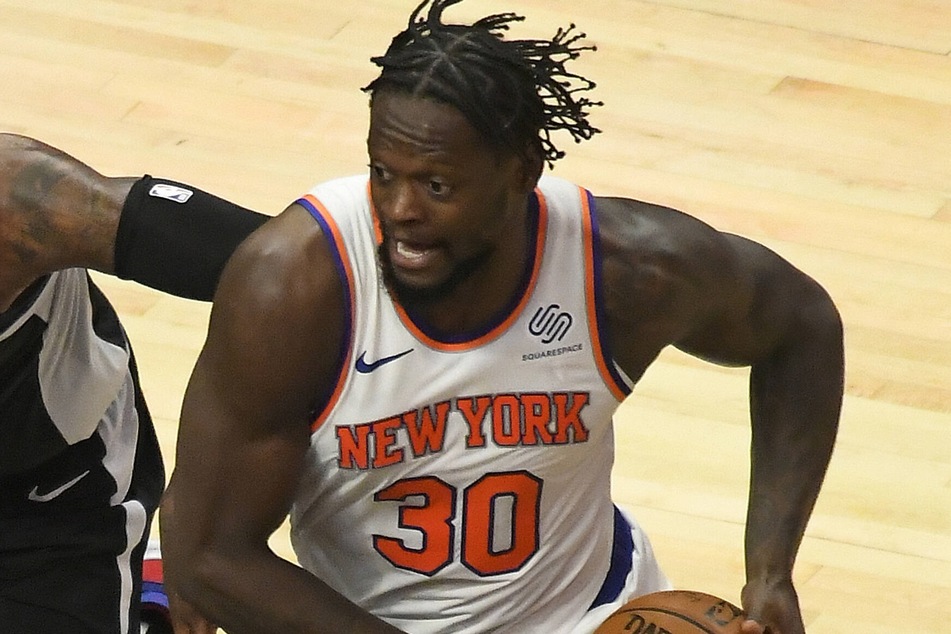 Knicks forward Julius Randle had 16 points in New York's win over Philly.