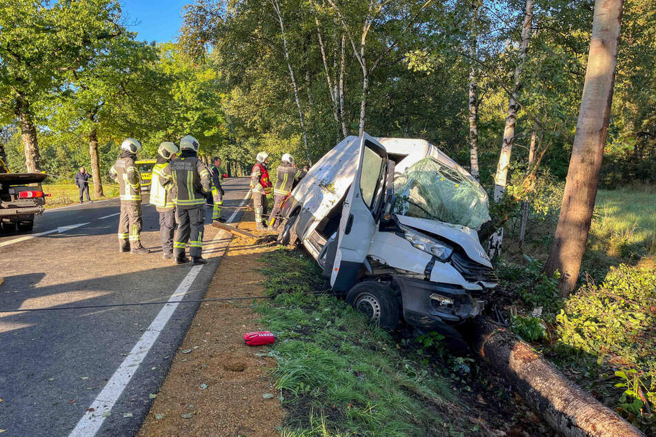 Auf der B96 kam es in der Nacht auf Dienstag zu einem tödlichen Verkehrsunfall.