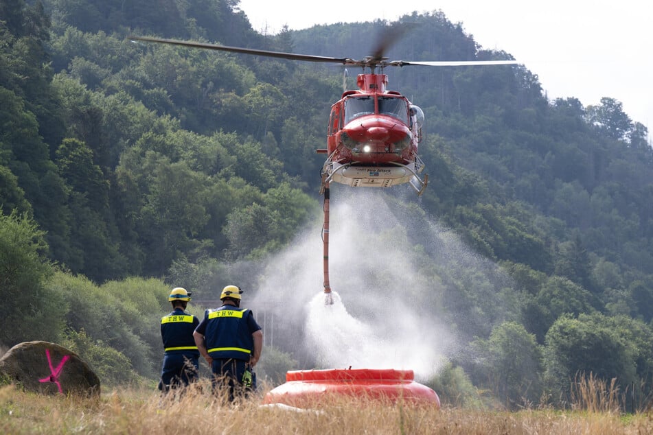 Schnelle Hilfe aus der Luft: Künftig soll ein Löschhubschrauber permanent vorgehalten werden.