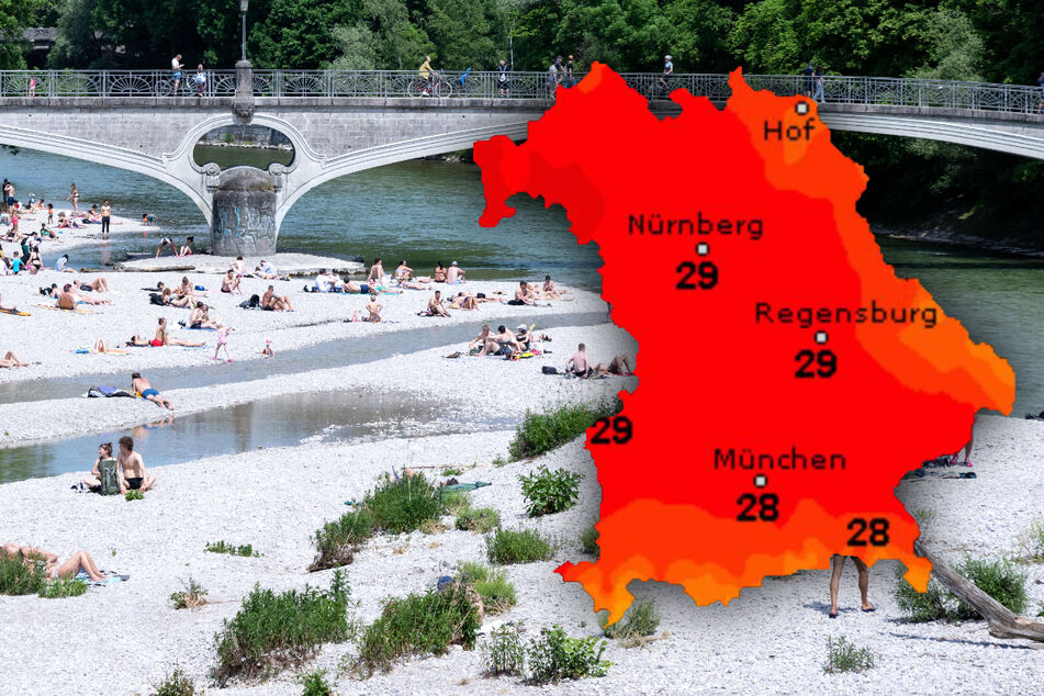 An der Isar in München wird an diesem Wochenende aufgrund des guten Wetters wohl wieder einiges los sein.