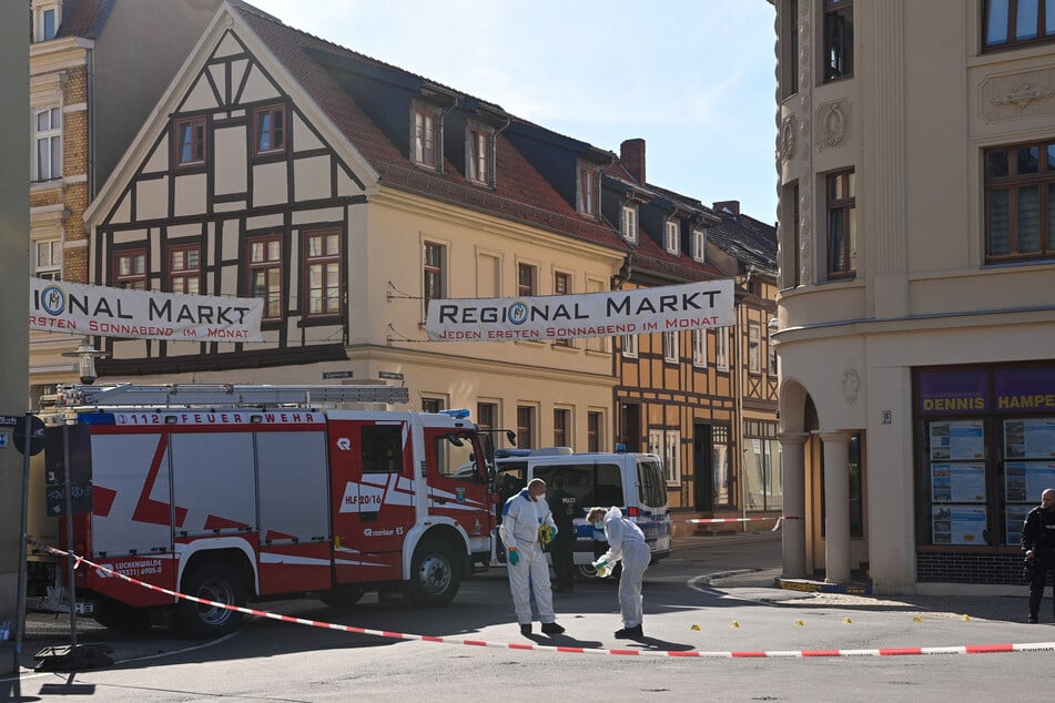 In der Haldenslebener Innenstadt kam es zu einer Auseinandersetzung zwischen zwei Männern.