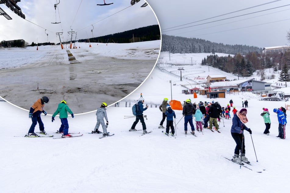 Zu mild, zu nass: Skibetrieb am Fichtelberg eingeschränkt