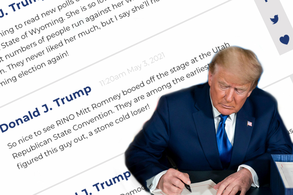 Donald Trump is back online with his own blog after social media bans