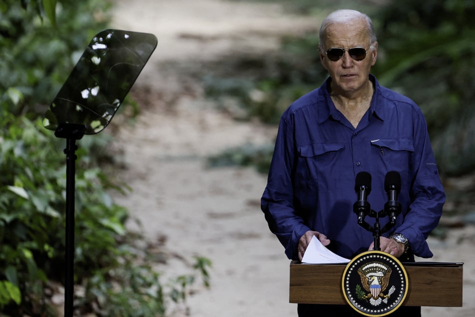 Biden makes historic Amazon trip to tout climate policy amid fears of Trump rollback