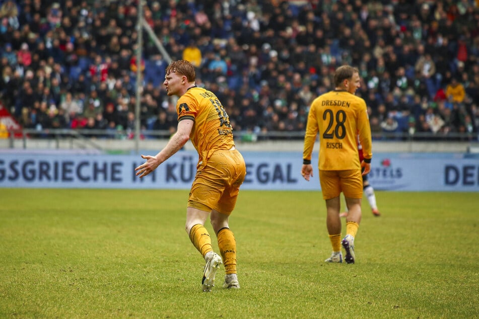 Antreiber und Dauerläufer im Mittelfeld: Neuzugang Robert Wagner fühlt sich wohl in Dresden - was man an seinen starken Leistungen auch sehen kann.