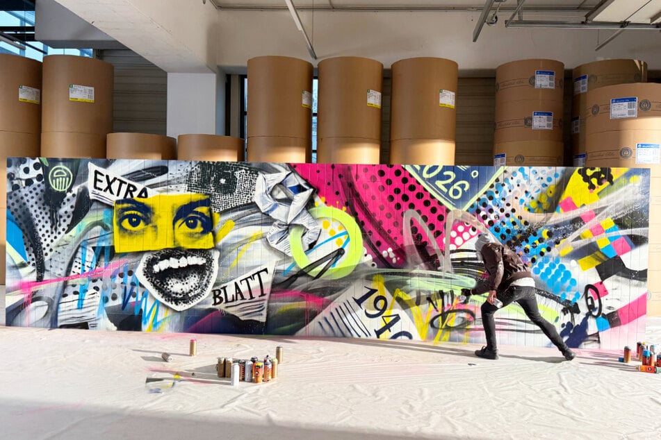 Um das Ergebnis dieser Kunstaktion aus Dresden reißen sich gerade Sammler