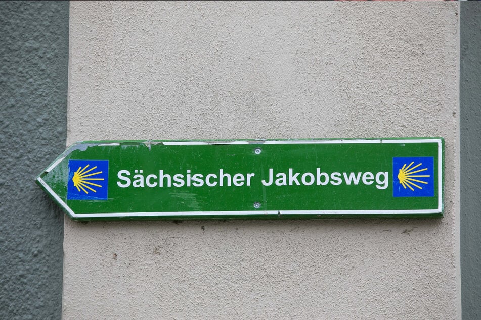 Unterwegs auf dem Sächsischen Jakobsweg.