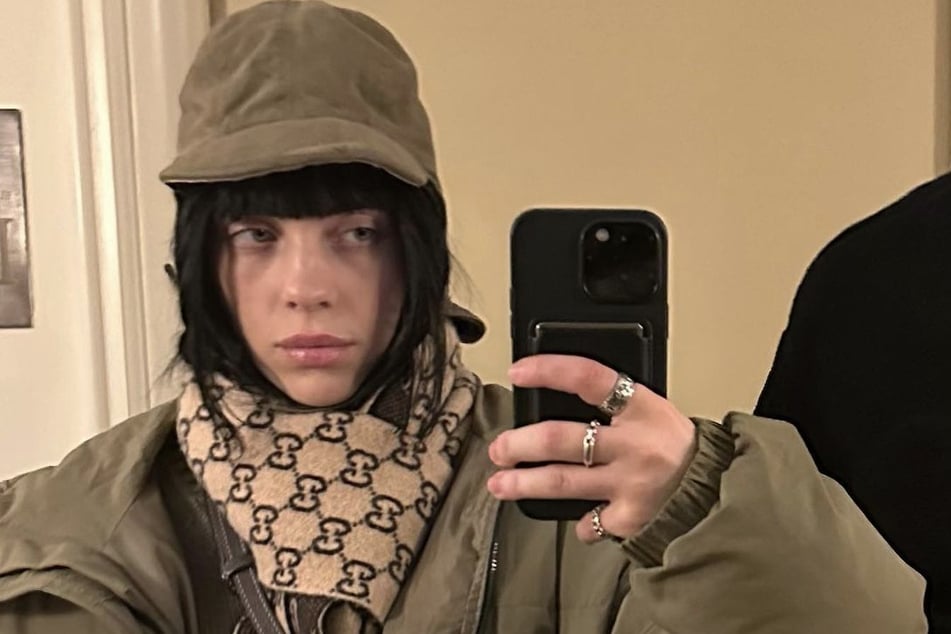 Billie Eilish loves wearing a matching hat to complete an outfit.