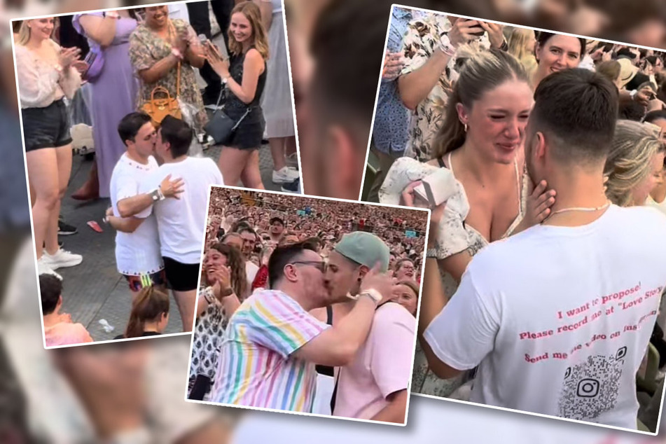 München: Münchner "Love Story": Zahlreiche Heiratsanträge während Taylor-Swift-Show