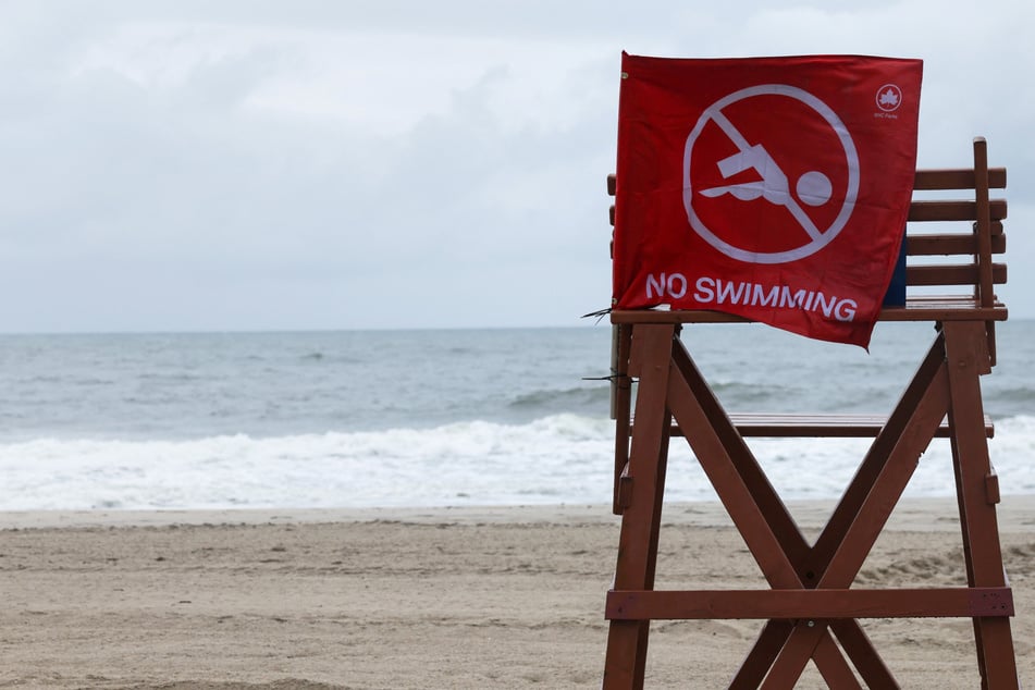 The East Coast is facing rip current threats as Hurricane Erin continues to churn the seas.