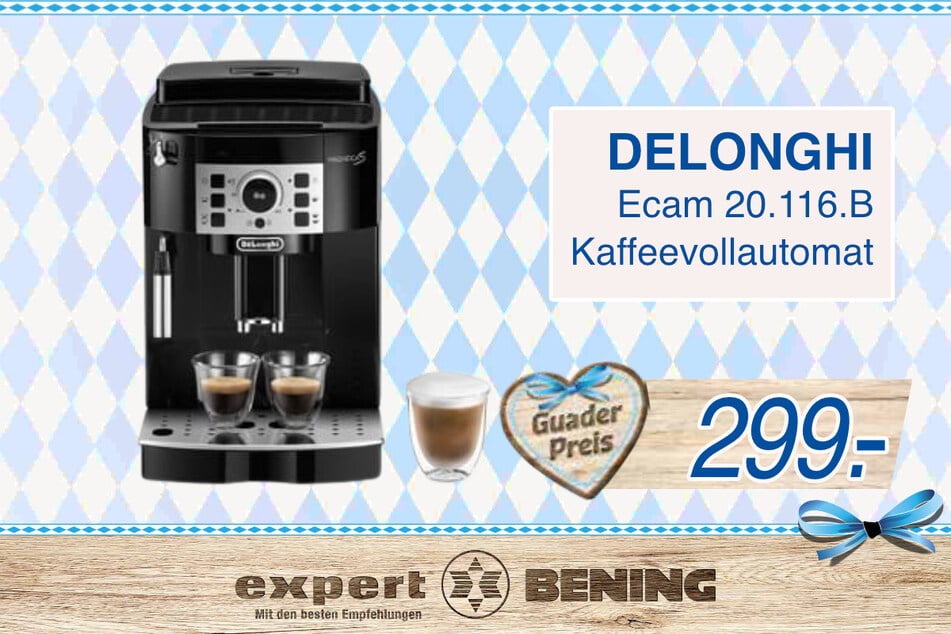 DeLonghi Ecam 20.116.B Kaffeevollautomat für 299 Euro.