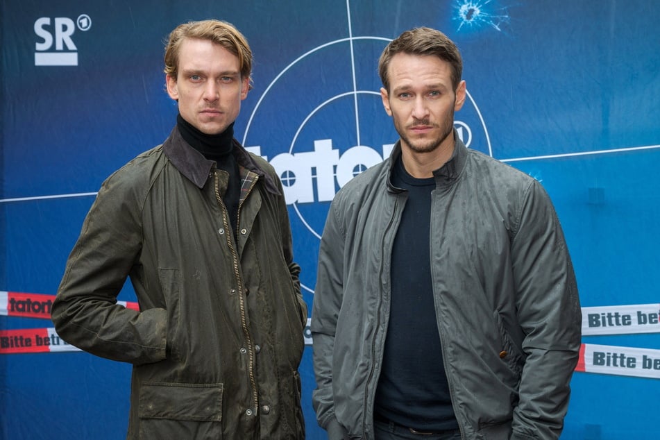 Daniel Sträßer (37, l.) und Vladimir Burlakov (37) bilden seit 2019 das "Tatort"-Team im Saarland.