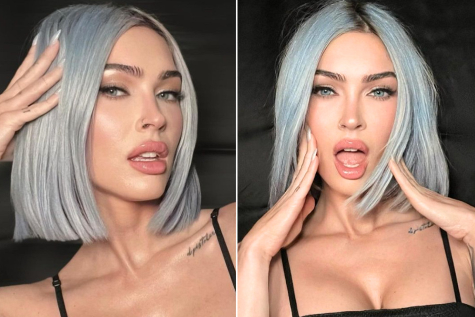 Megan Fox debuted her brand new icy hair color in a new Instagram post!