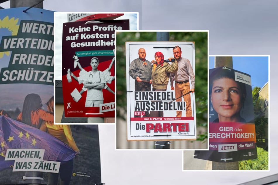 Der große Plakate-Check: So gut funktioniert die Wahlwerbung der Chemnitzer Parteien