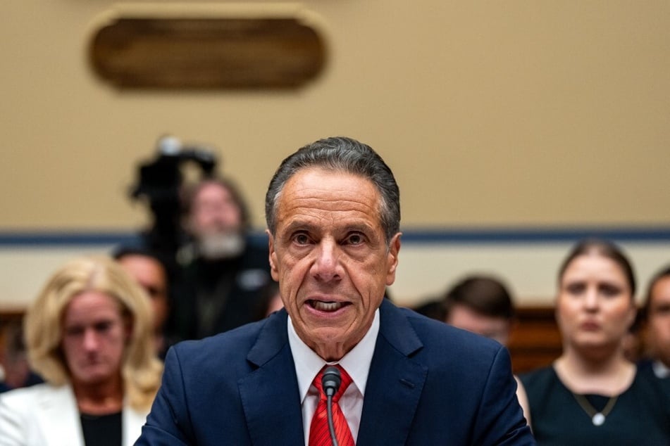 Ex-New York Governor Andrew Cuomo testifies before the Select Subcommittee on the Coronavirus Pandemic at the US Capitol on September 10, 2024, in Washington, DC.