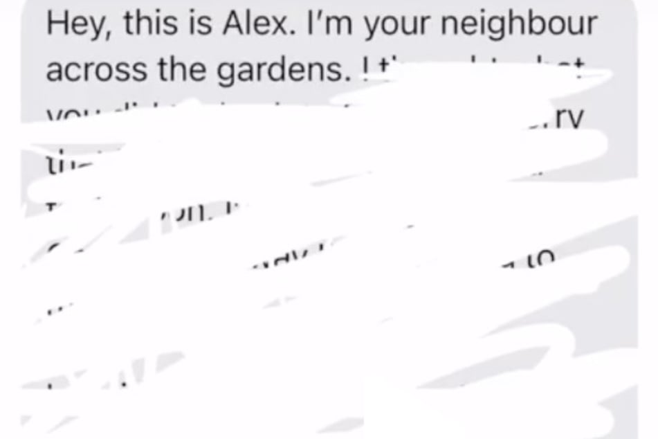 Alex the neighbor from across the street wrote back!
