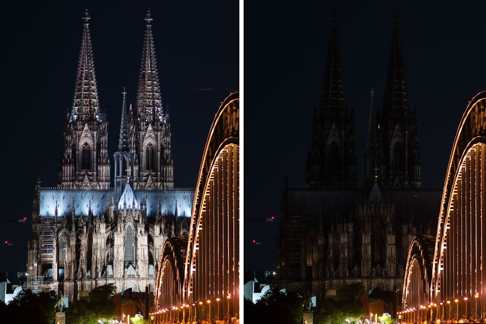 Köln: Licht ausgeknipst: Aus diesem Grund war der Kölner Dom am Abend plötzlich dunkel