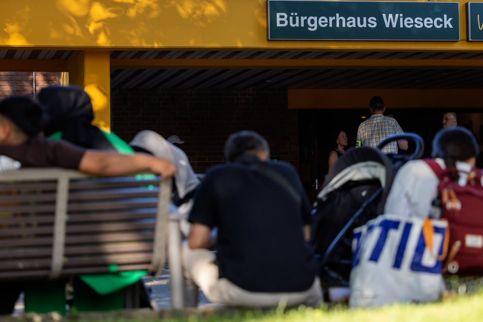 Im Bürgerhaus war ein Aufenthaltsort für die Evakuierten eingerichtet worden.