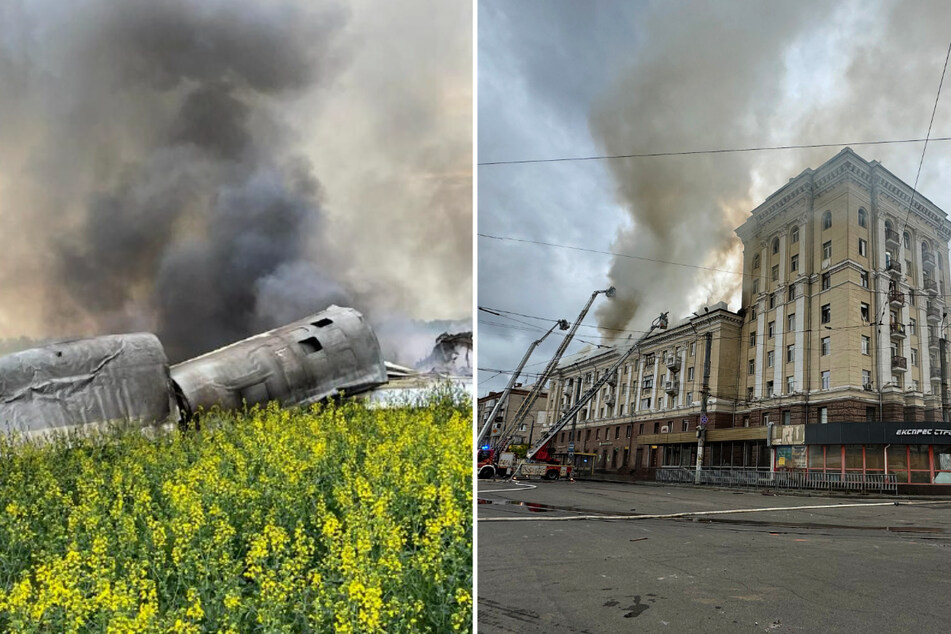 Russian attack on eastern Ukraine kills children as Kyiv strikes blow with bomber takedown