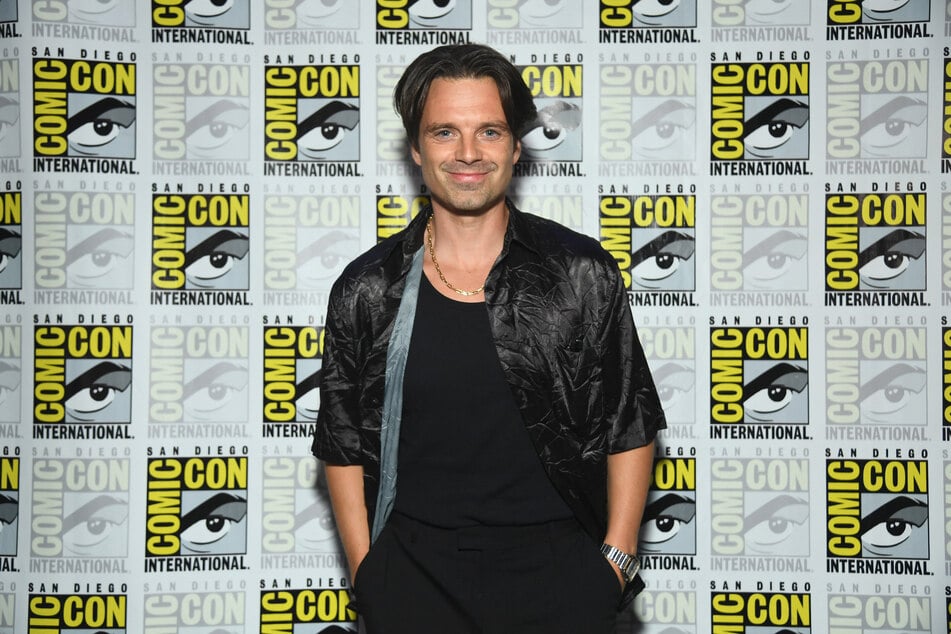 Sebastian Stan attends the Marvel Studios Panel in Hall H at SDCC in San Diego, California on July 27, 2024.