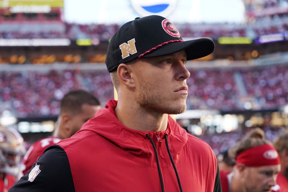 San Francisco 49ers running back Christian McCaffrey has been placed on injured reserve with Achilles tendinitis.