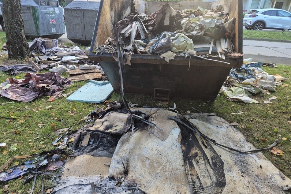 Erneut mehrere Container in Freiberg abgebrannt