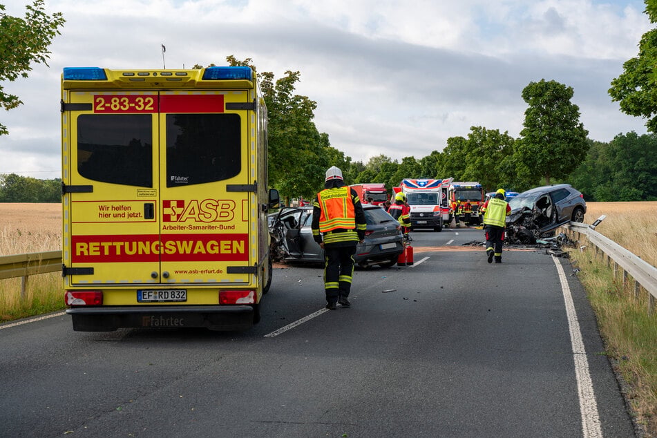 Die B85 war für mehrere Stunden voll gesperrt.