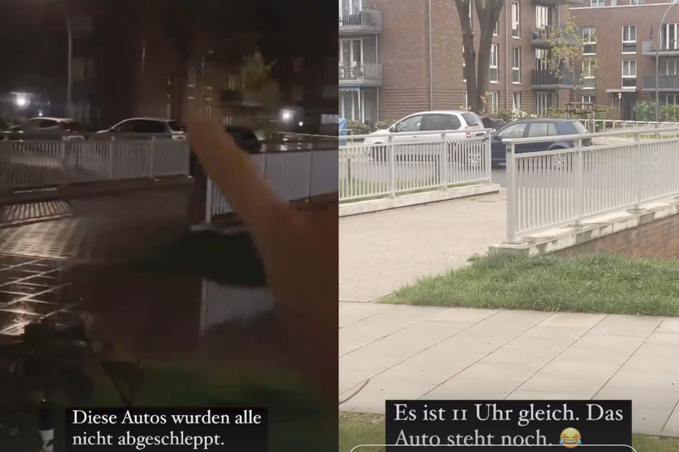 Samira (23) zeigt den Ort des Geschehens in ihrer Instagram-Story.