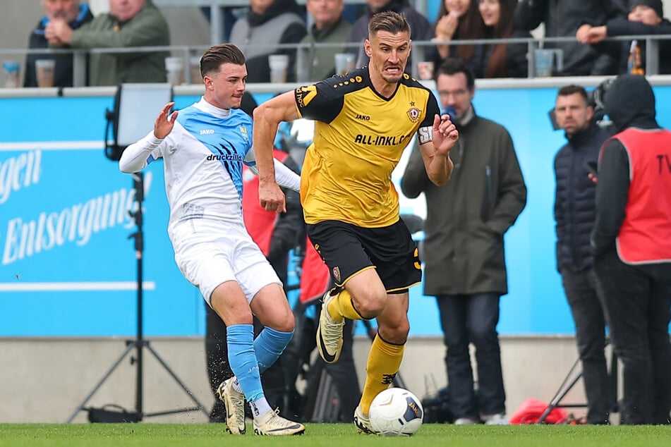 Sachsen-Pokal-Aus beim Regionalligisten Chemnitzer FC! Der 35-jährige Routinier erlebte mit der SGD ein himmelblaues Wunder.