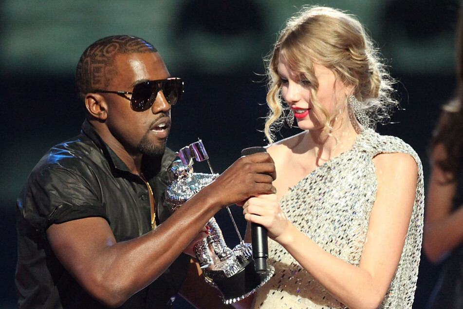 Kanye West infamously interrupted Taylor Swift's acceptance speech at the 2009 VMAs.