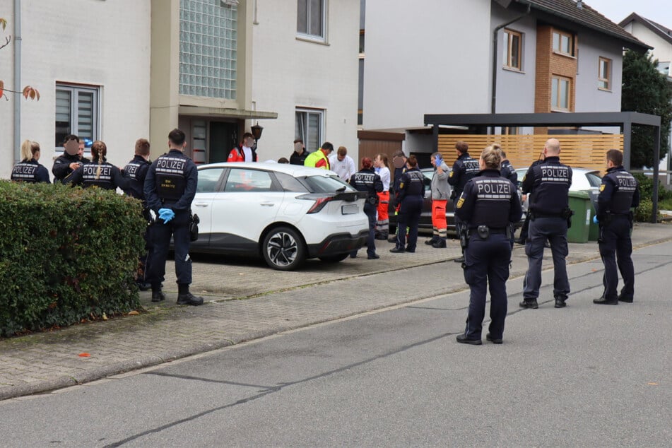 Die Polizei rückte im Großaufgebot an.